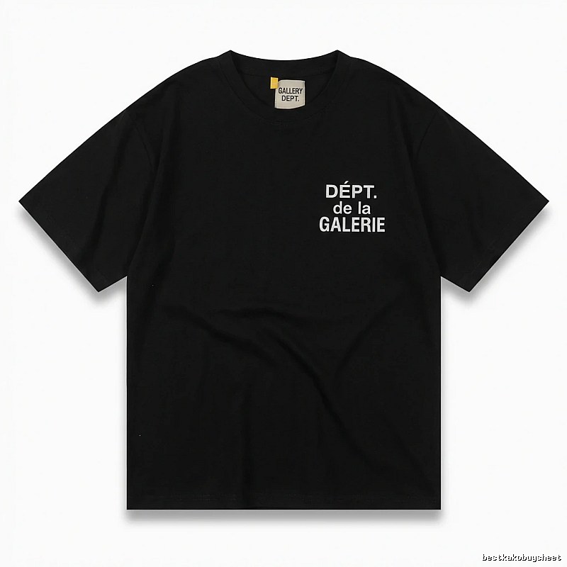 Gallery Dept Trendy and Cool Black T-shirt