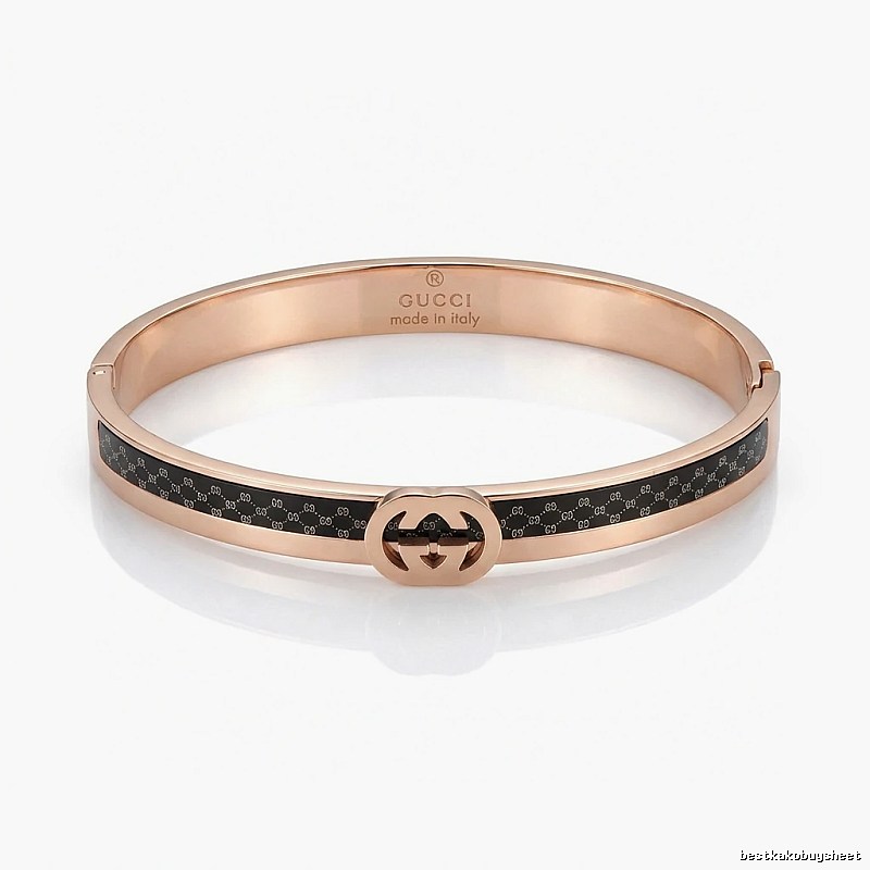 Gucci Double G Vintage Rose Gold Bracelet