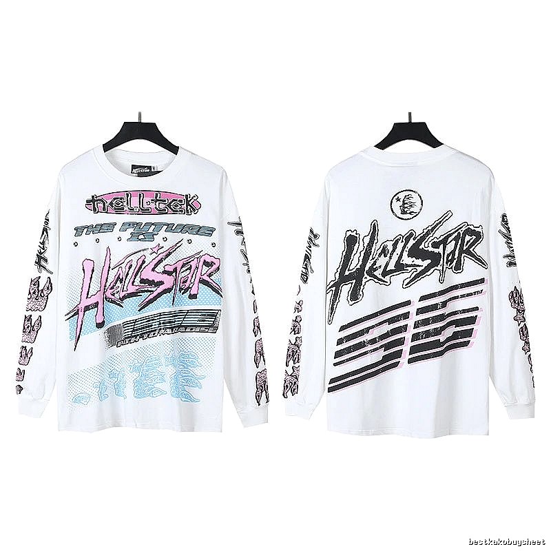 Hellstar Graffiti Trendy Cool White Sweatshirt