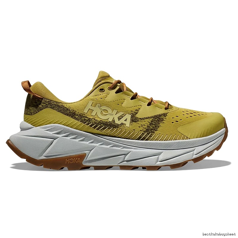 HOKA Skyline X Outdoor Style Yellow Shoes