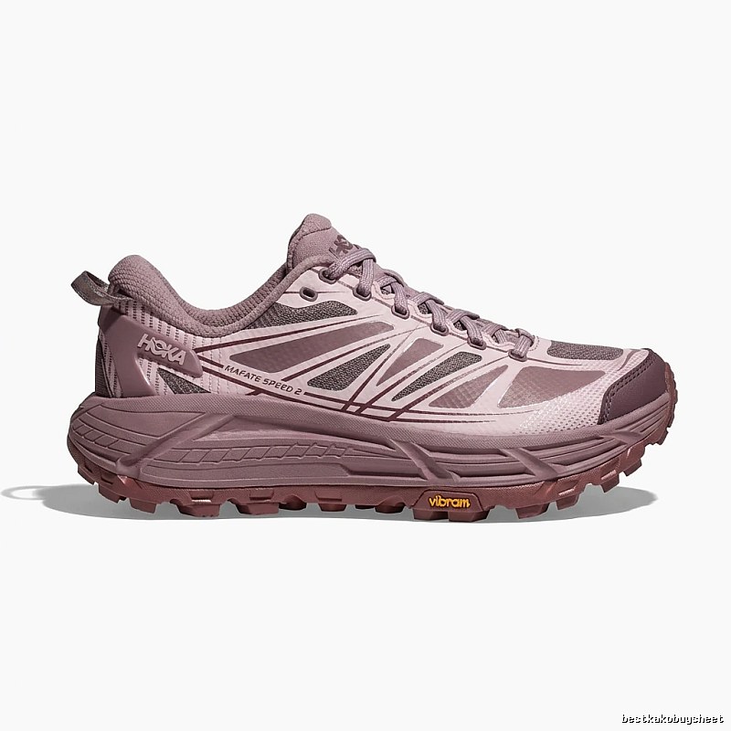 HOKA Trail Running Style Pink-Purple Sports Shoes
