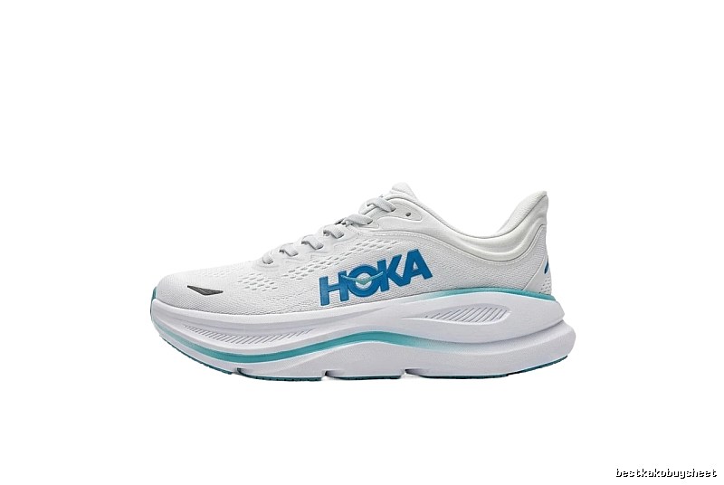 HOKA trendy brand white sports shoes