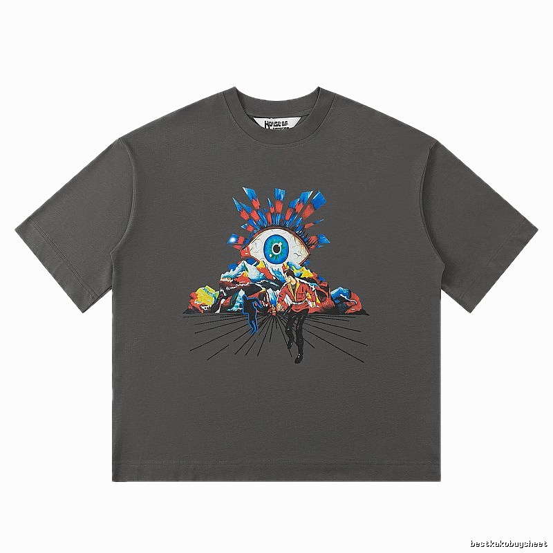 House of Errors Grotesque Style Gray T-shirt