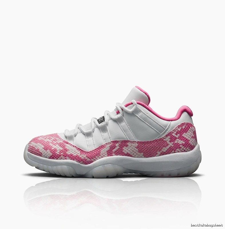 Jordan 11 Pink and White Trendy and Cool Athletic Shoes