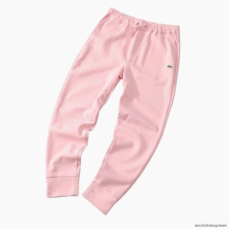 Lacoste simple-style pink sweatpants