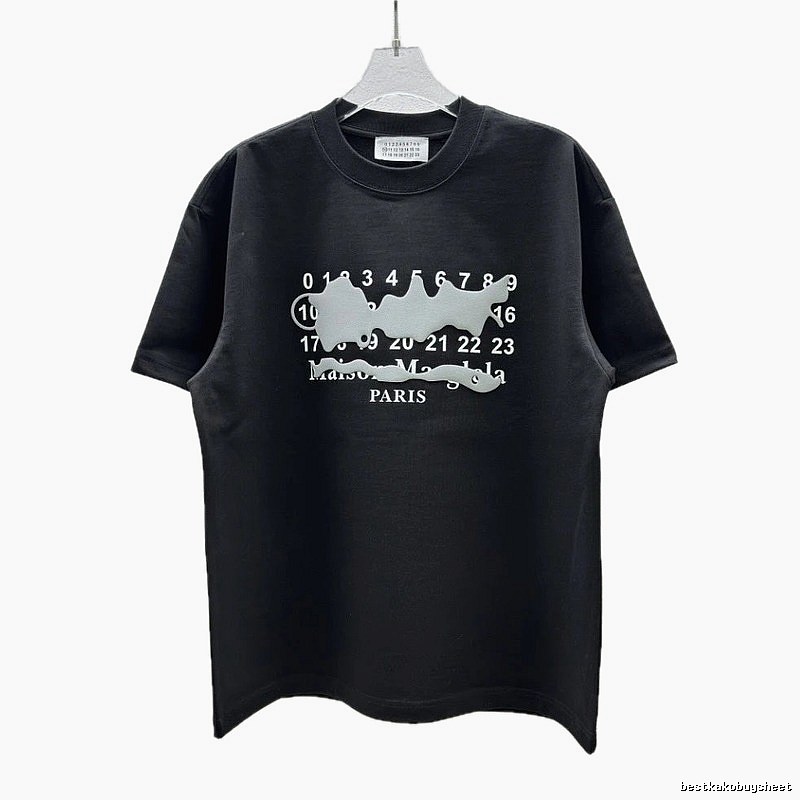 Maison Margiela Digital High Street Black T-shirt