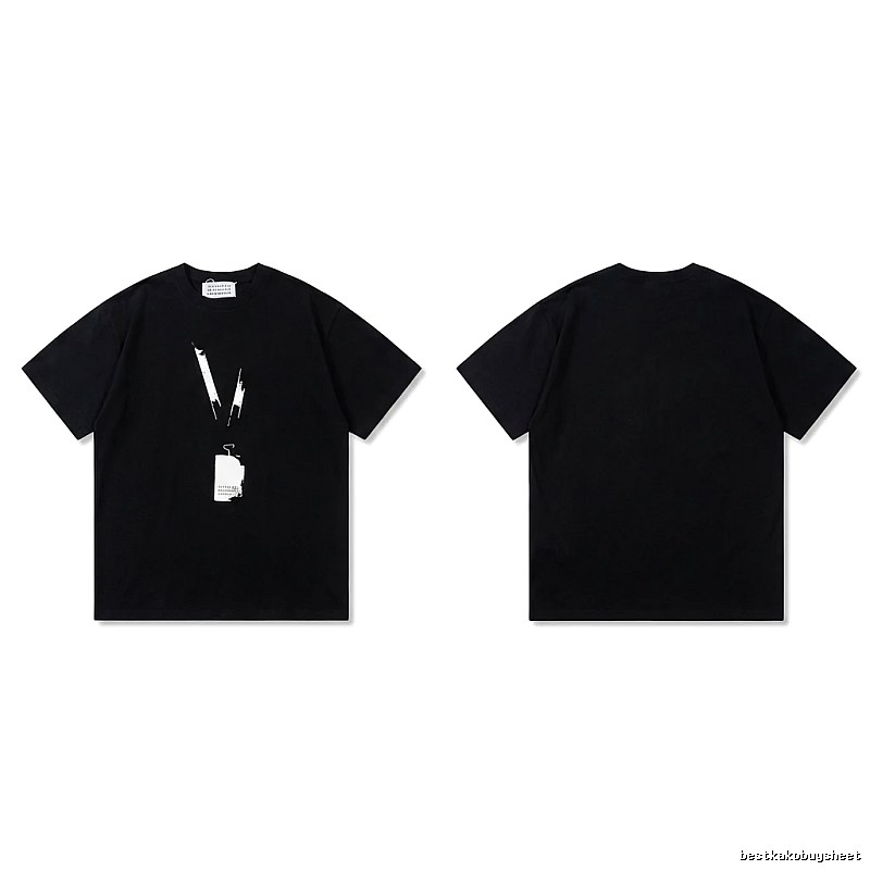 Maison Margiela minimalist black T-shirt