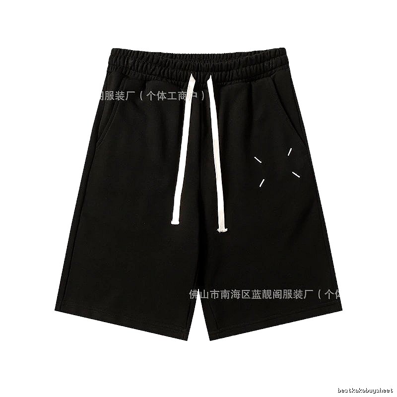 Maison Margiela minimalist style black shorts