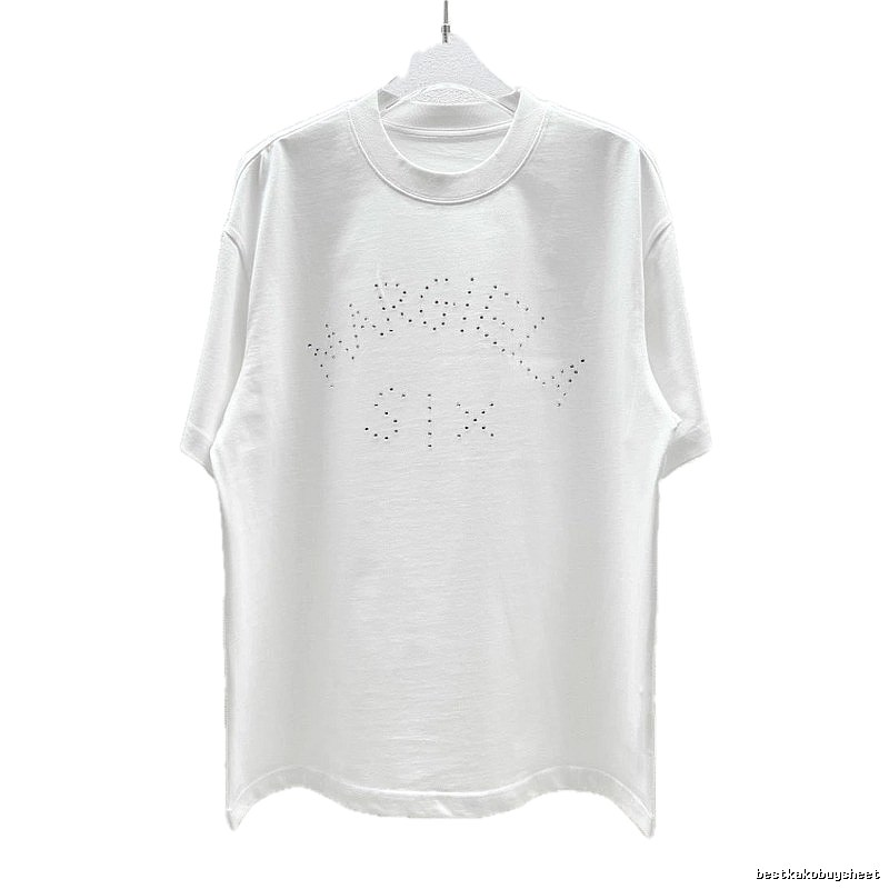 Maison Margiela MM6 Streetwear Style White Short-sleeve T-shirt