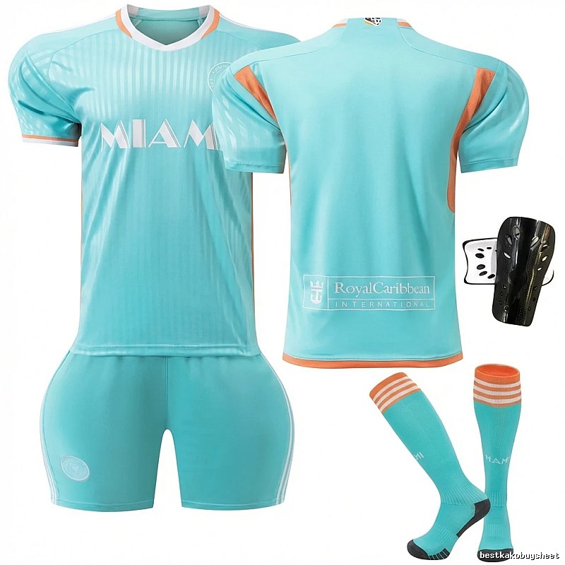 Miami International Team Uniform Blue-Orange Trendy Style