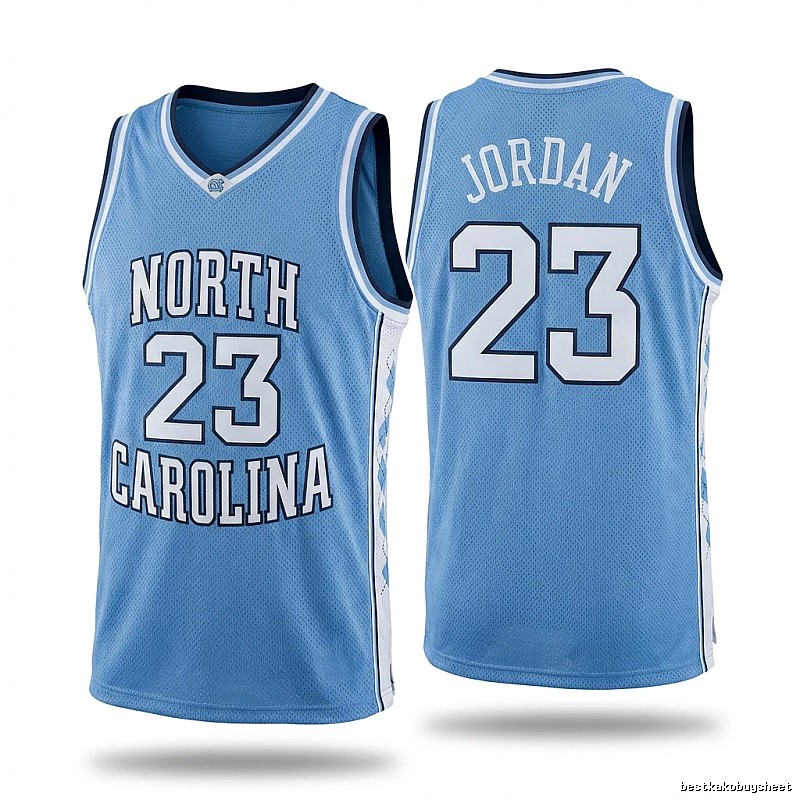 Michael Jordan retro-style blue jersey