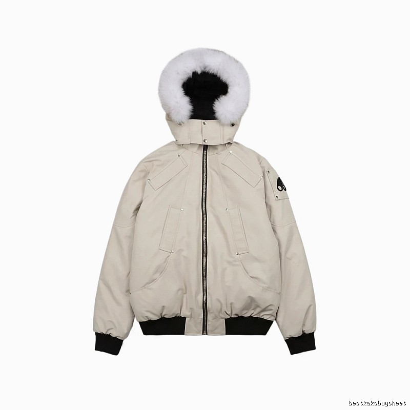 Michael Kors parka down jacket in off-white