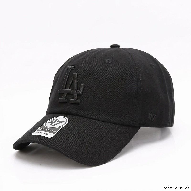 MLB trendy brand black baseball cap