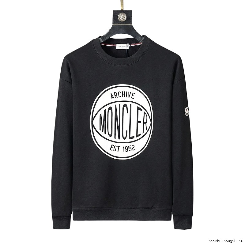 Moncler Archive Retro Style Black Sweatshirt