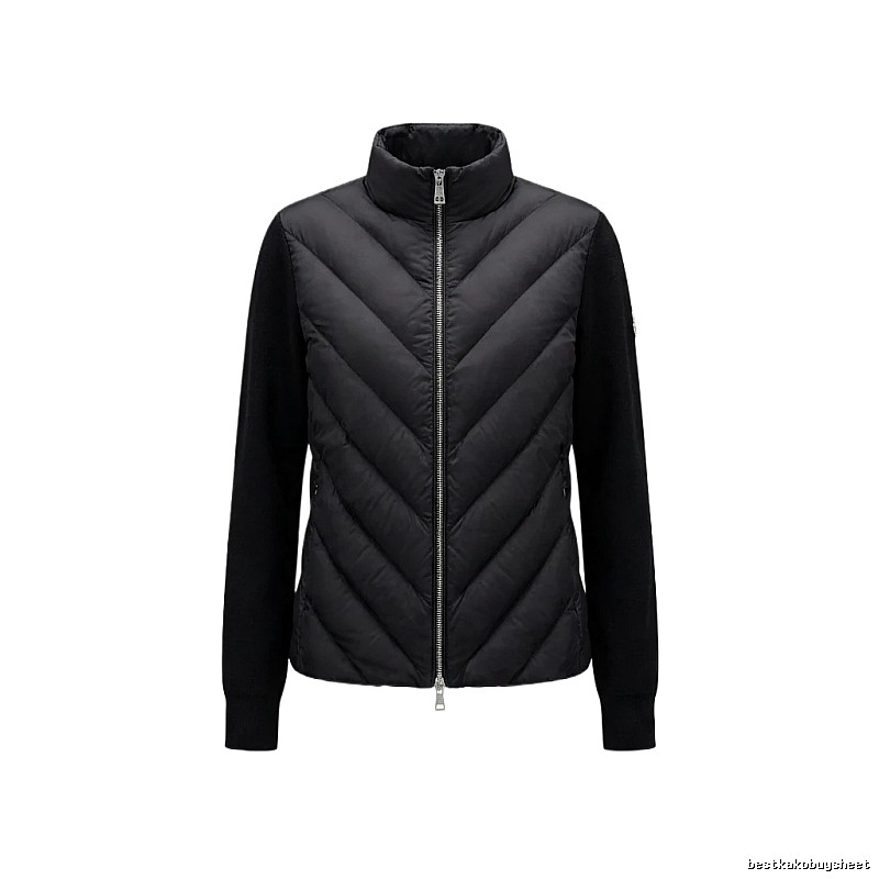 Moncler black casual style down jacket