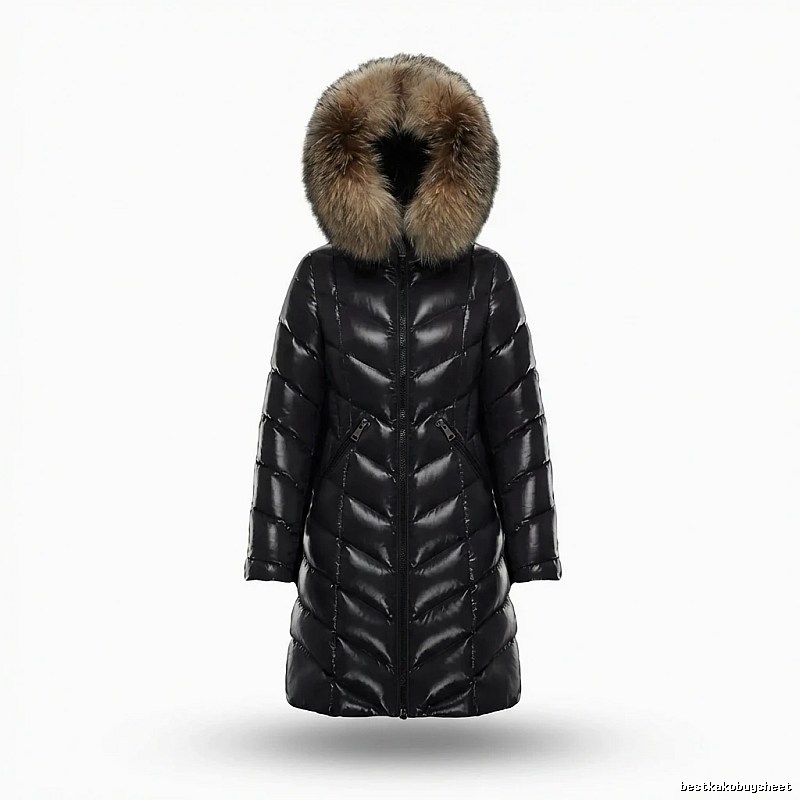 Moncler black luxury style down jacket