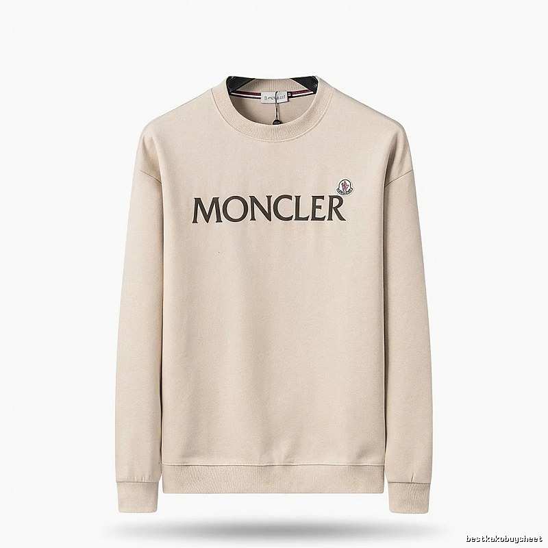 Moncler minimalist beige sweatshirt