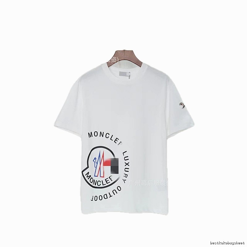Moncler Outdoor Casual Style White Short-sleeve T-shirt