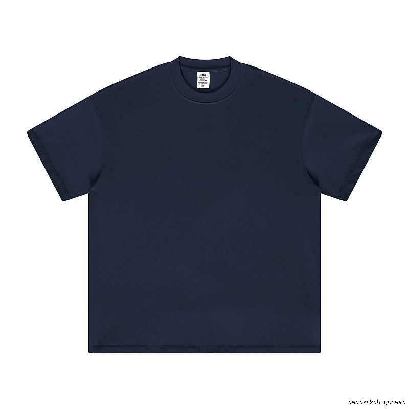 Monogram Plain white T-shirt Minimal White Short for Layered Styling