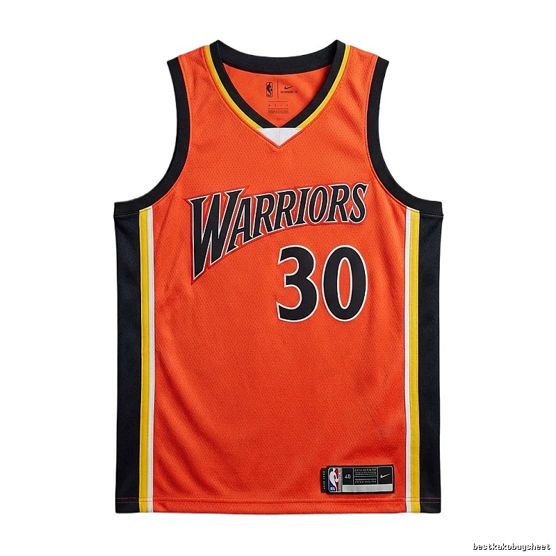 Nike Curry series orange and black basketball uniforms