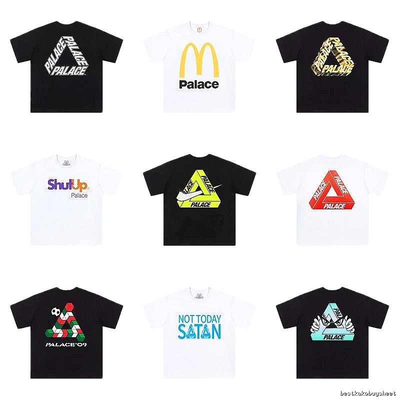 Palace Triangle Series Street Style Multicolor T-shirt
