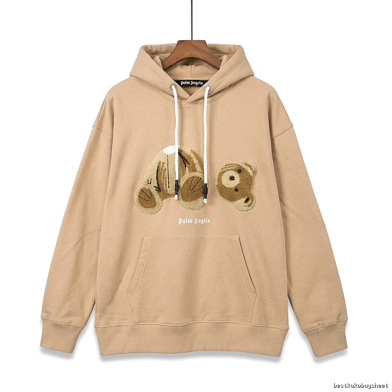 Palm Angels Bear Series Khaki Sweatshirt