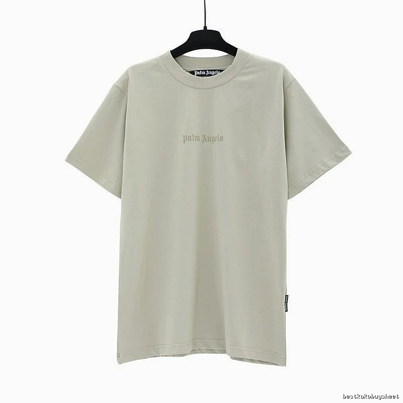 Palm Angels Logo Detail Logo T-shirt White Palm Tree with Relaxed Feel