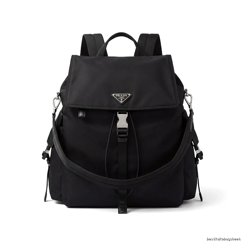 Prada classic black backpack