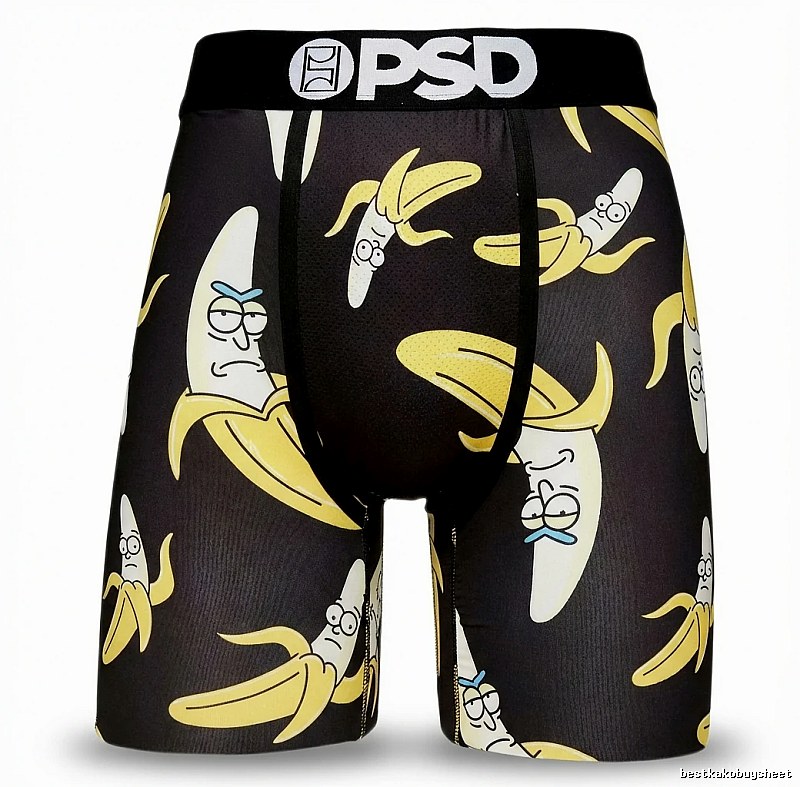 PSD banana cartoon-style underwear