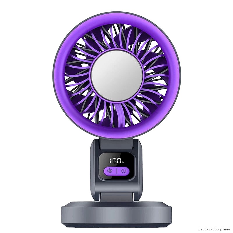 Quick Cooling Desktop Cooling Fan Gray Cold-compress Version