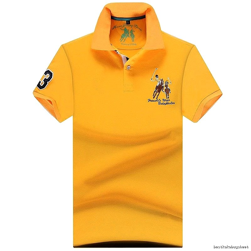 Ralph Lauren Classic Yellow polo shirt Bright Yellow Polo with Travel-Friendly Style