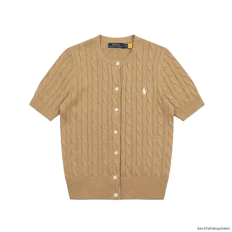 Ralph Lauren Polo Retro Brown Cardigan
