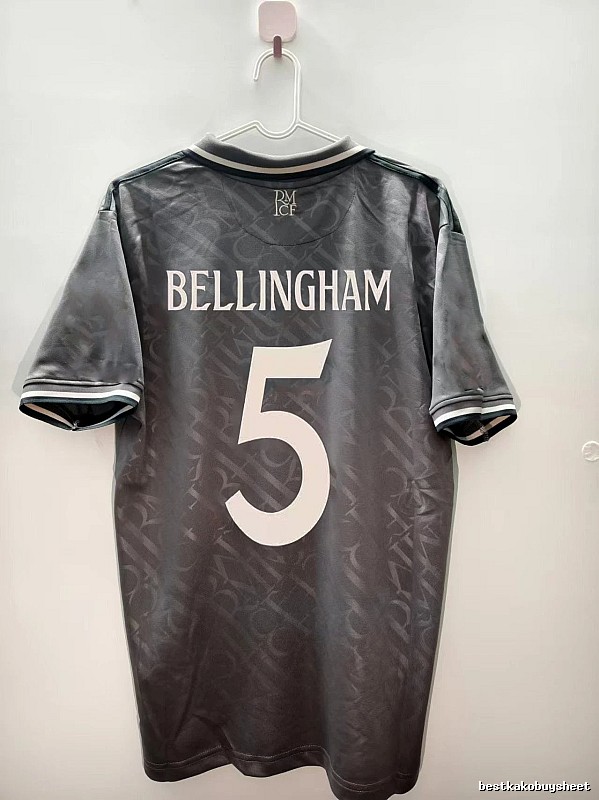 Real Madrid Relaxed Bellingham #5 soccer jersey White Real Madrid with Versatile Design
