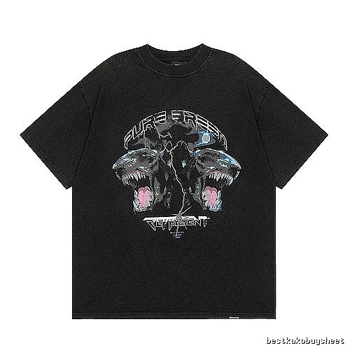 Represent Black Style 812 Owners Club T-Shirt Visual Accent Logo