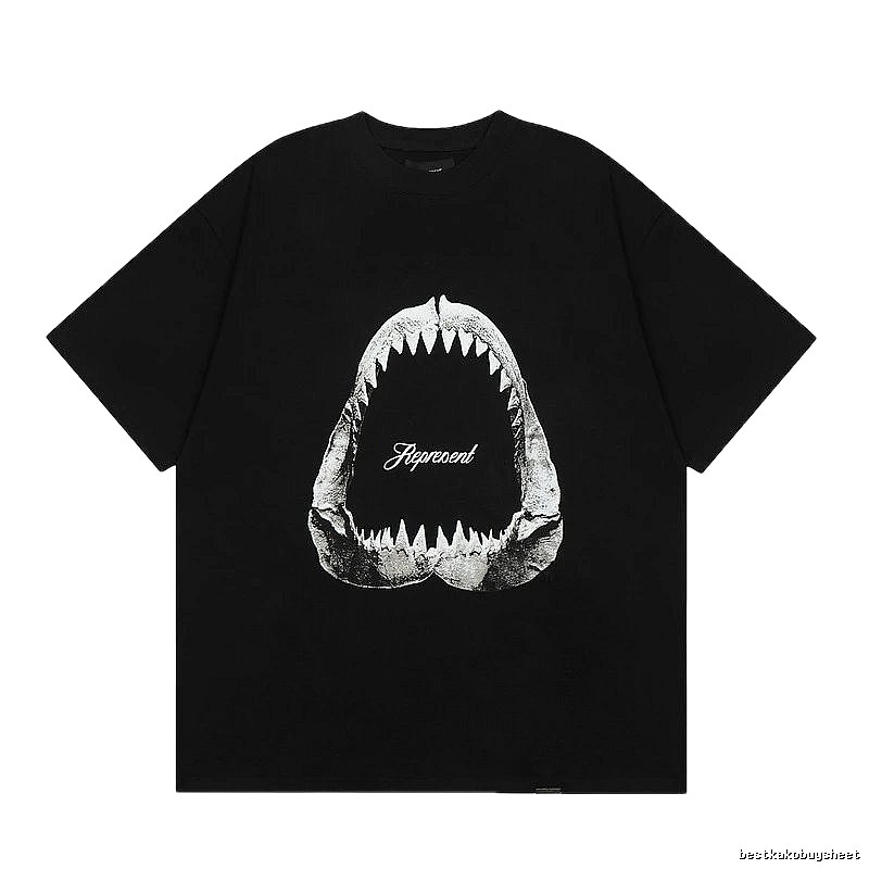 Represent Shark Jaw High Street Black Short Sleeve T-Shirt