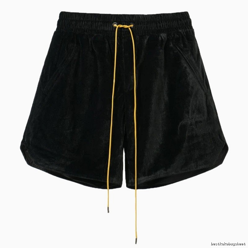 RHUDE black casual shorts