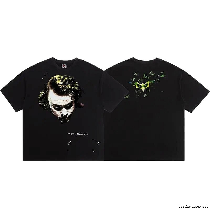 SAINT x Joker Co-branded Vintage Black T-Shirt