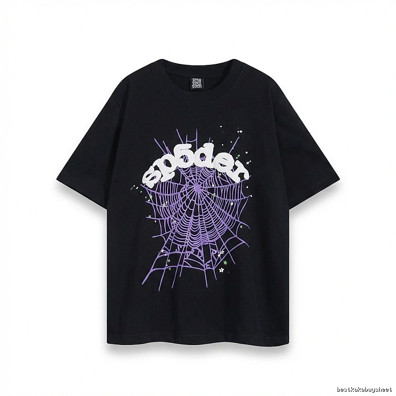 Sp5der Spider Web Dark Style T-shirt