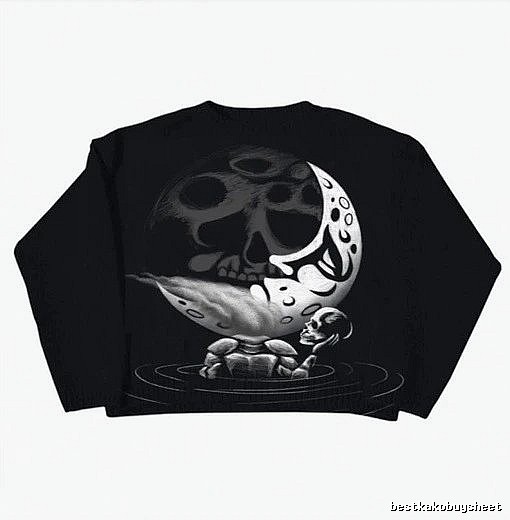 Sport Anime graphic sweater Black Knit Top for Warm Weather