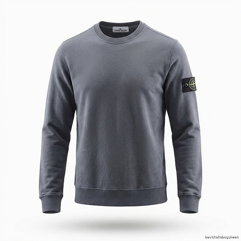 Stone Island basic grey sweatshirt