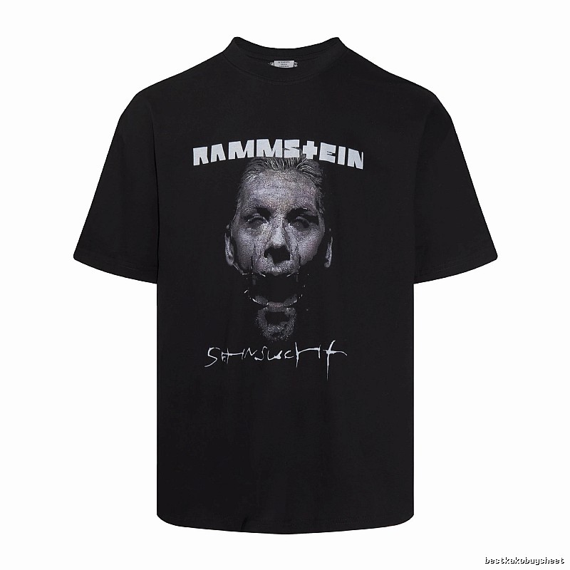 Streetwear Statement graphic T-shirt Black Colorful Lucky with Logo Accent