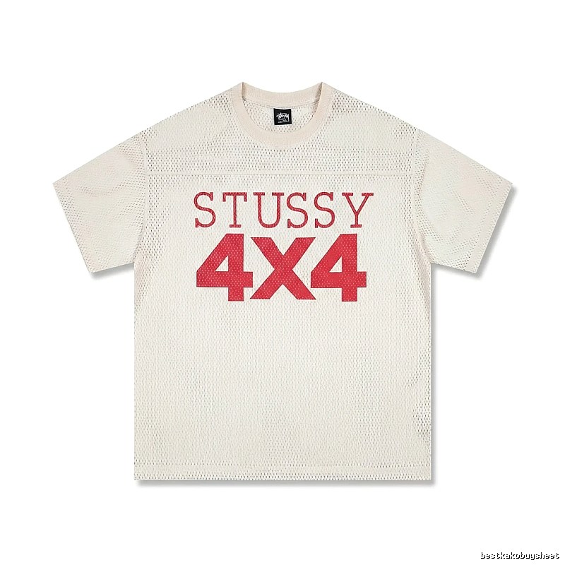 Stussy 4X4 Retro Style White T-shirt