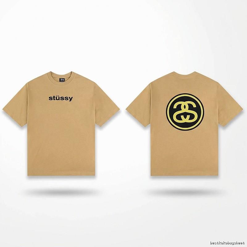 Stussy classic khaki short-sleeve