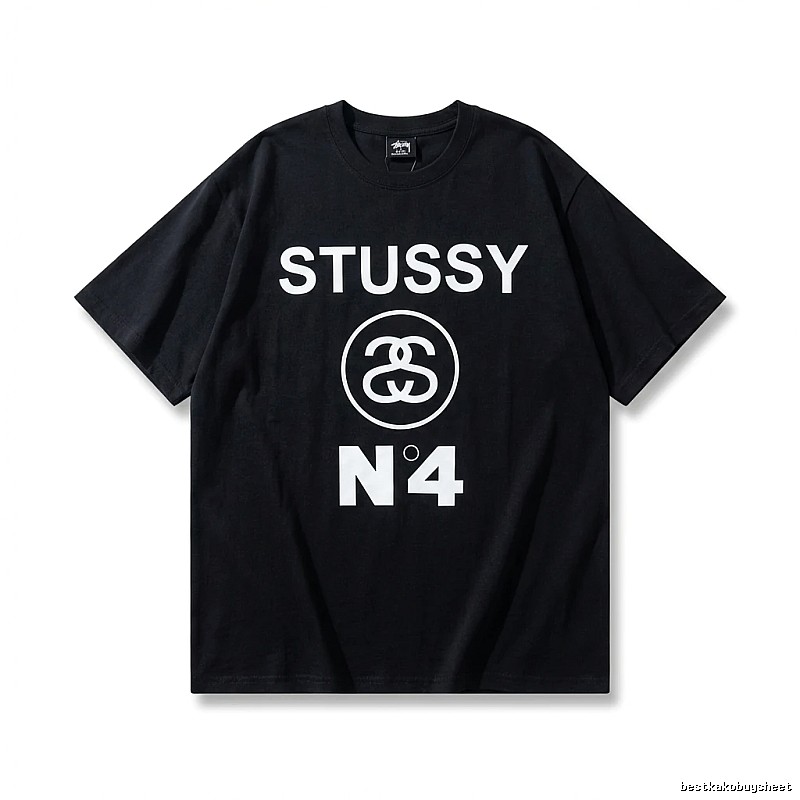 Stussy classic style black T-shirt