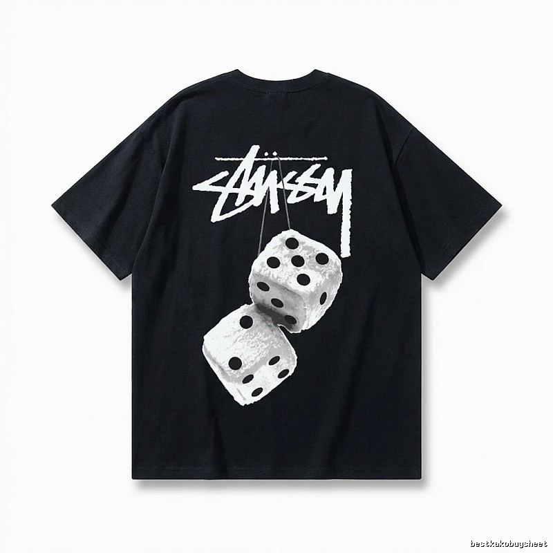 Stussy Dice Style Black T-shirt