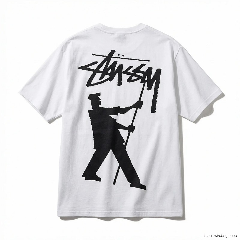 Stussy Graffiti Style White T-shirt
