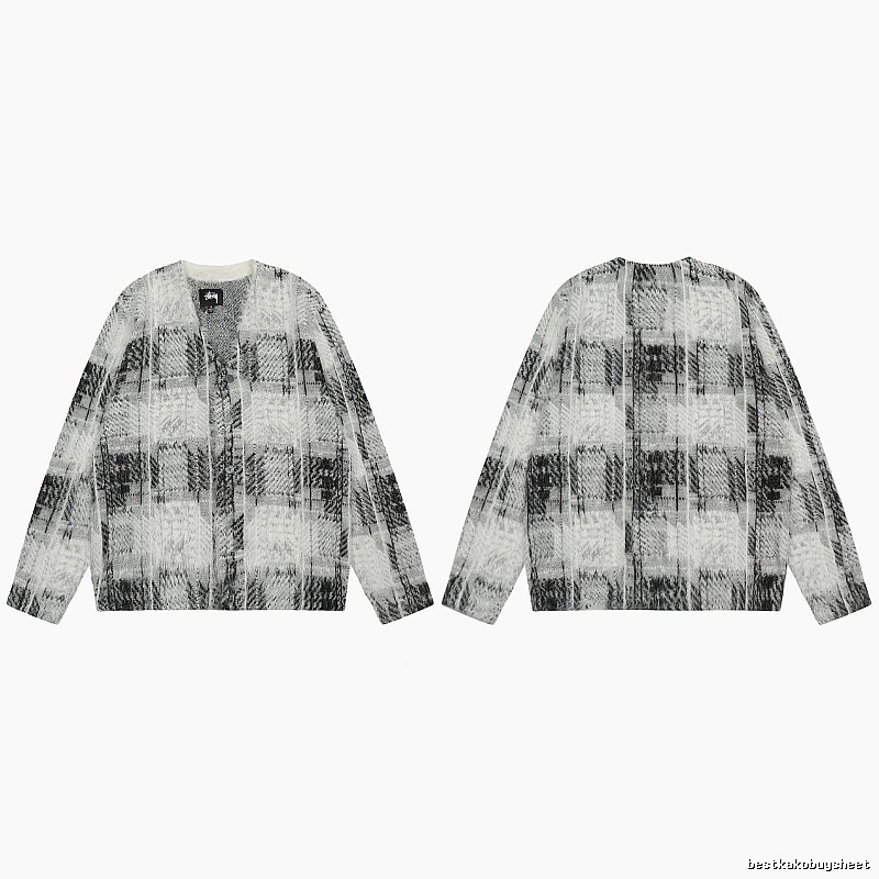 Stussy Gray Swirl Graphic SweatShirt Gift Ready