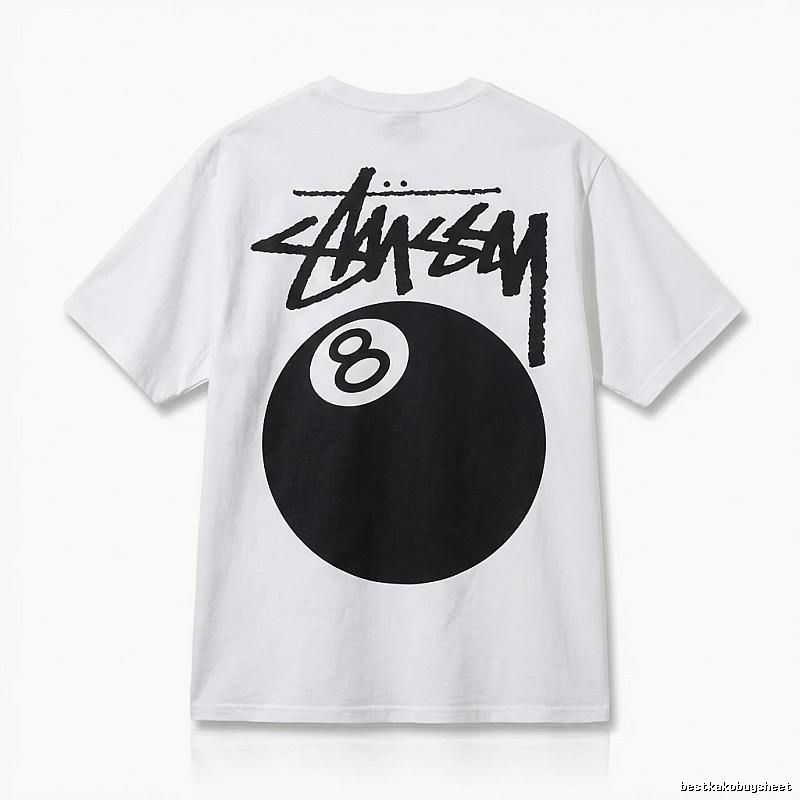 Stussy No.8 Ball White T-shirt