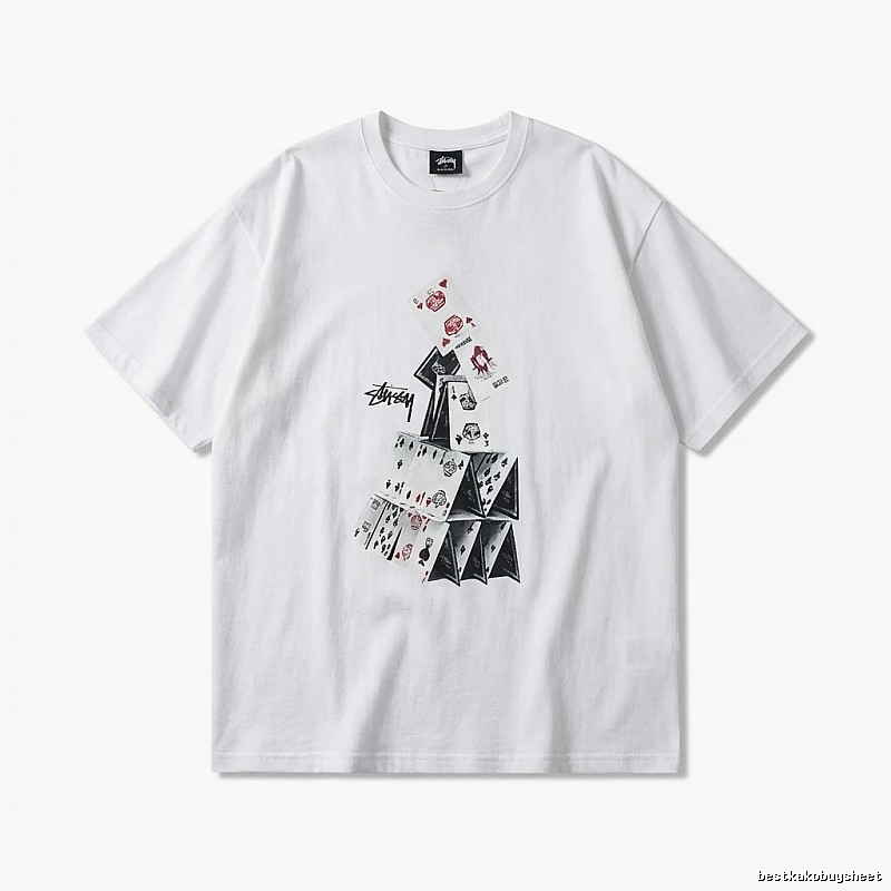 Stussy Playing Card Series White T-shirt