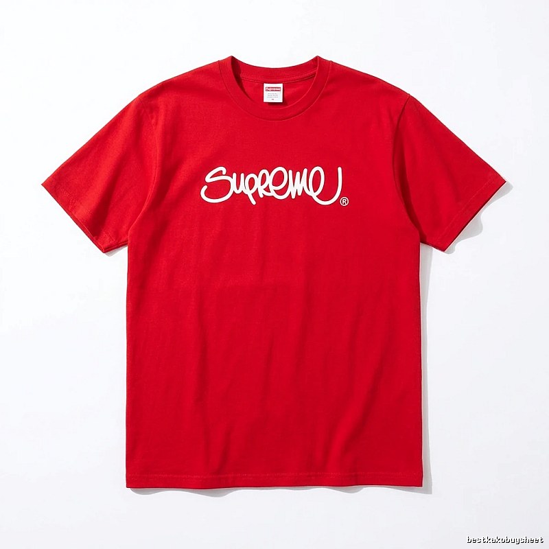 Supreme basic red T-shirt
